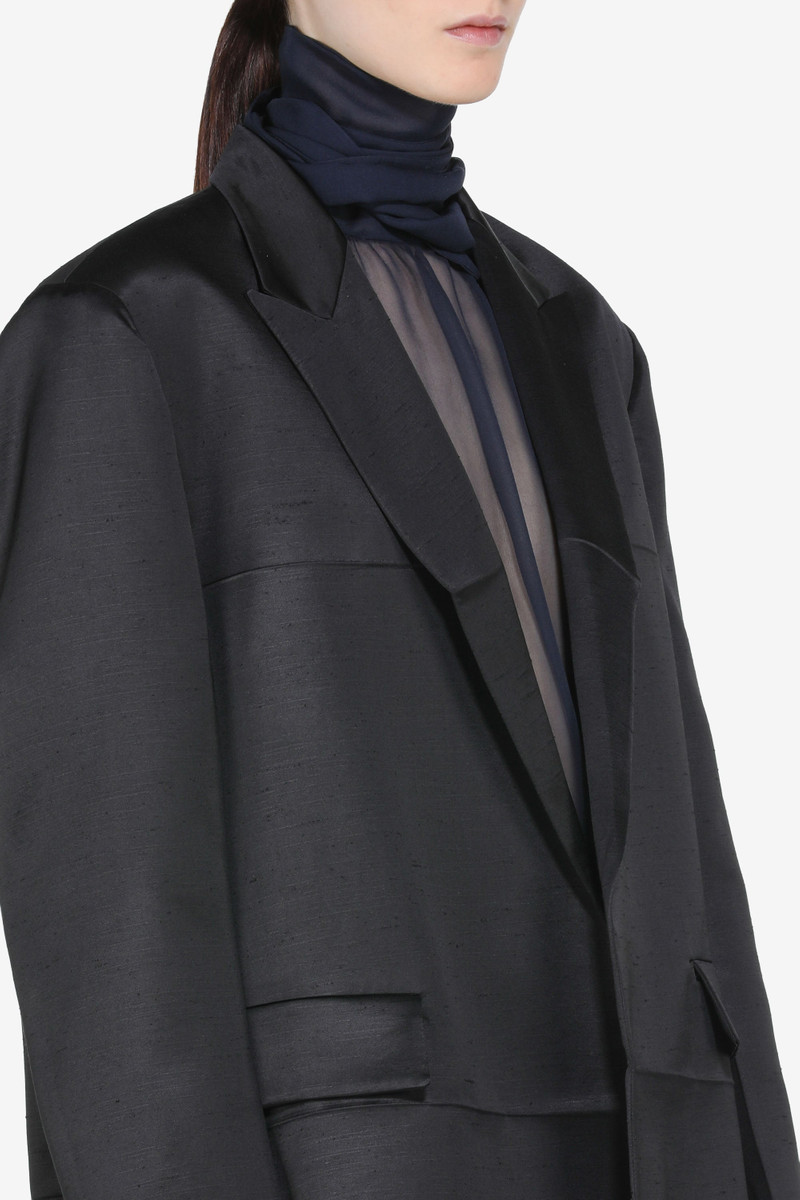 SINGLE-BREASTED SHANTUNG JACKET 5