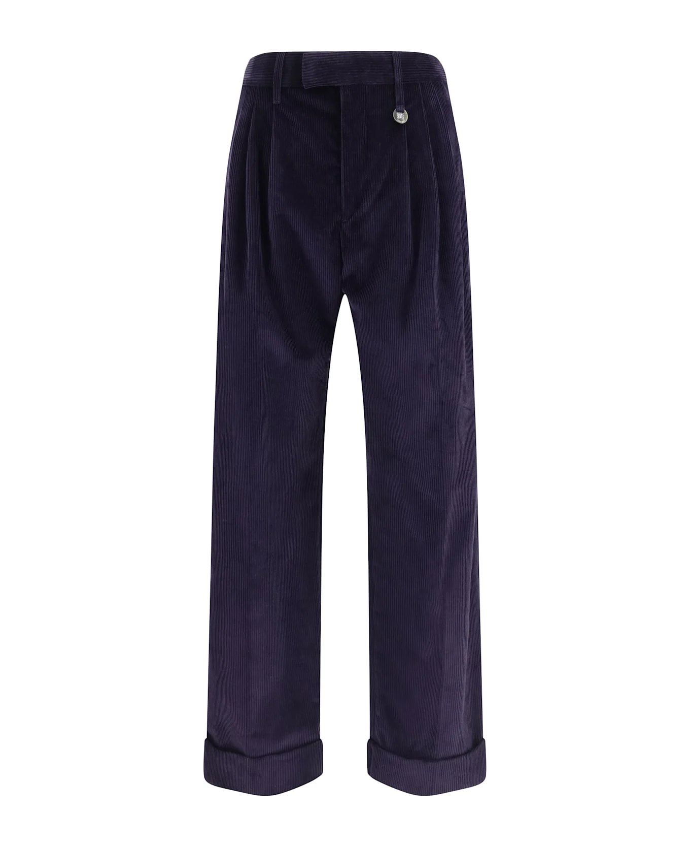 Cotton Corduroy Trousers - 1
