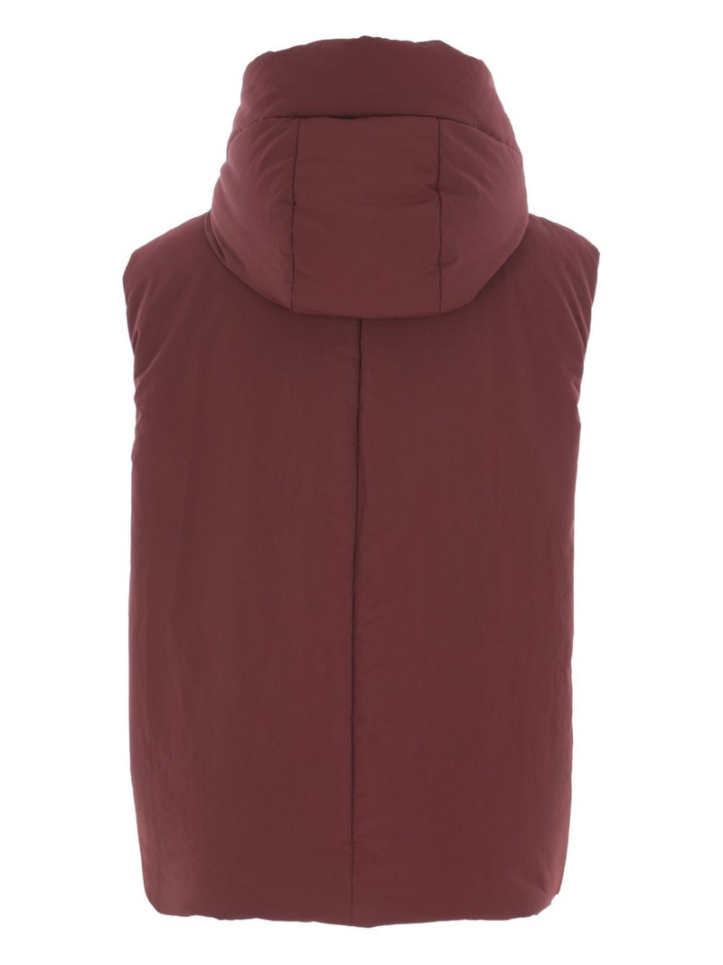 Jil Sander hooded zip-up gilet outlook