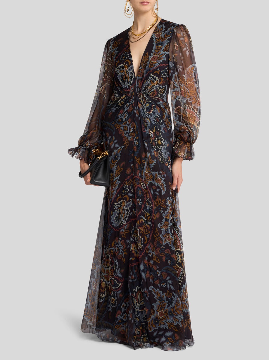 PRINTED SILK DRESS - 2