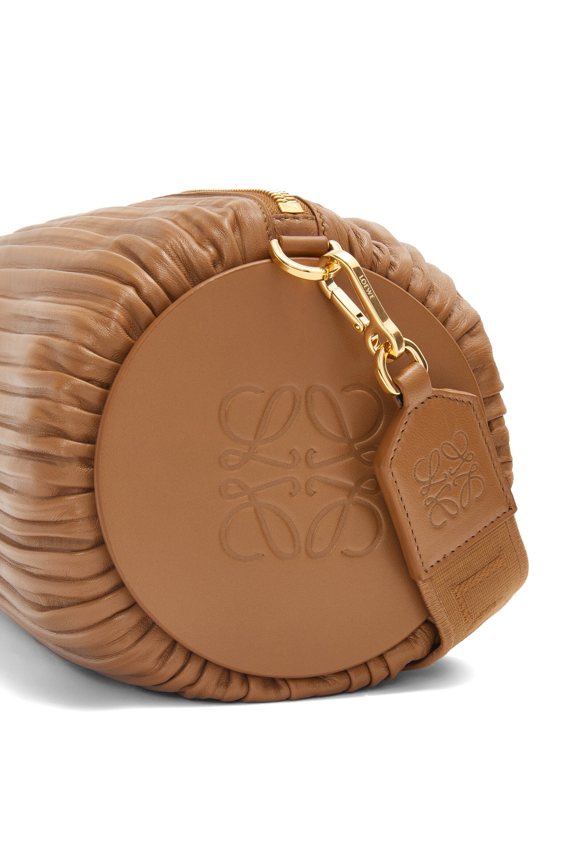 Large Bracelet pouch in pleated nappa - 6