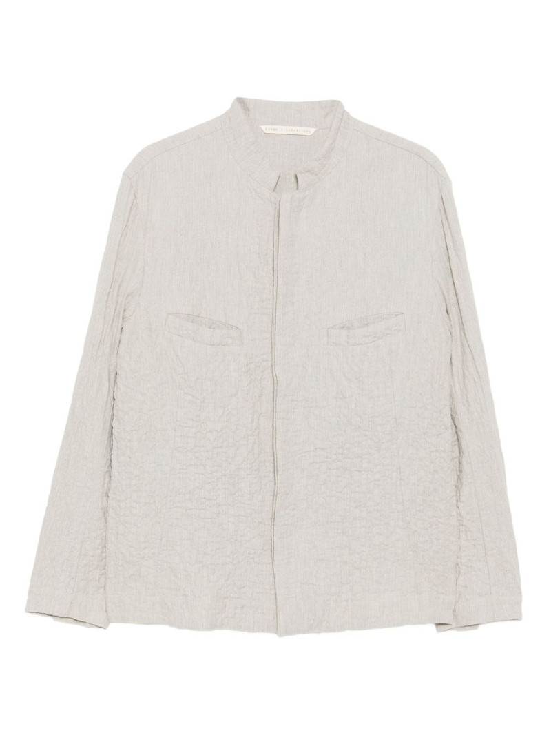 cloque-effect jacket 1