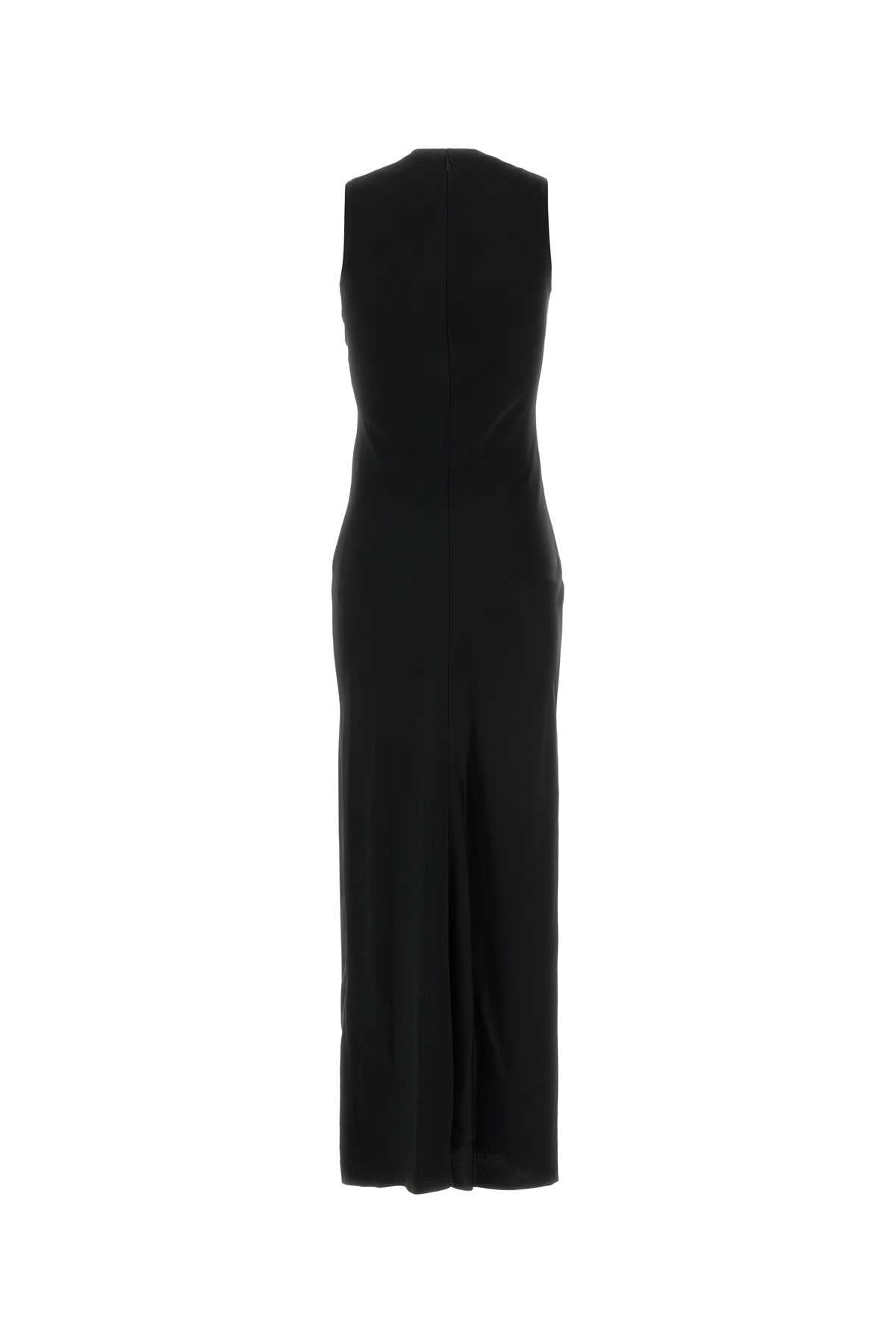 Ami Women Black Jersey Dress - 2