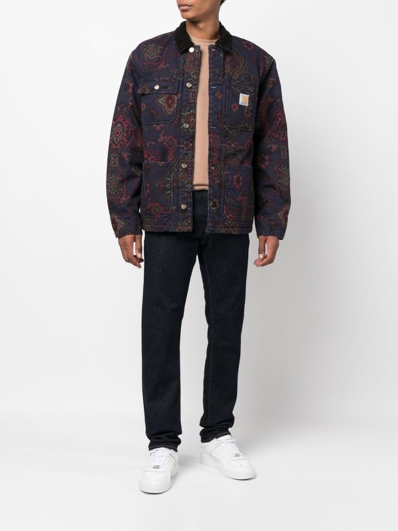 paisley-print bomber jacket - 2