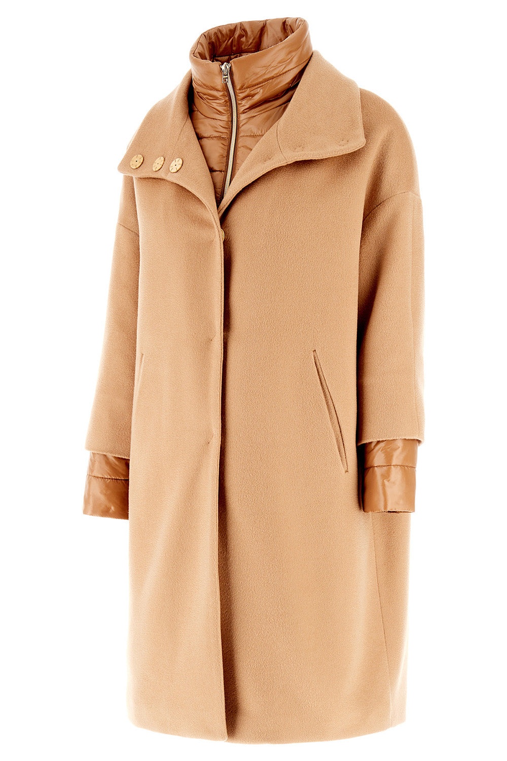 Cocoon Coat - Camel - 5