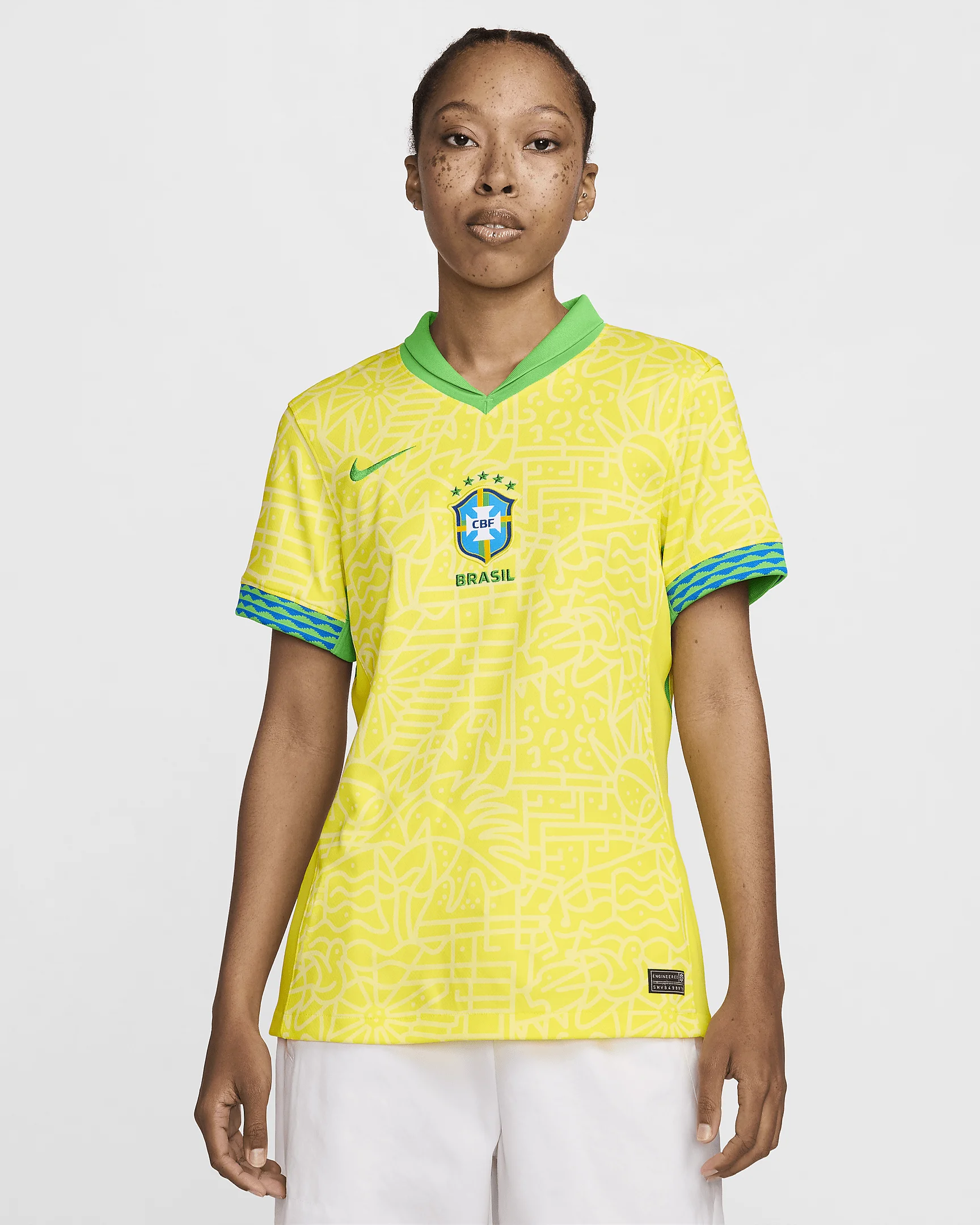 Brazil 2024 Stadium Home Nike Women's Dri-FIT Soccer Replica Jersey - 1