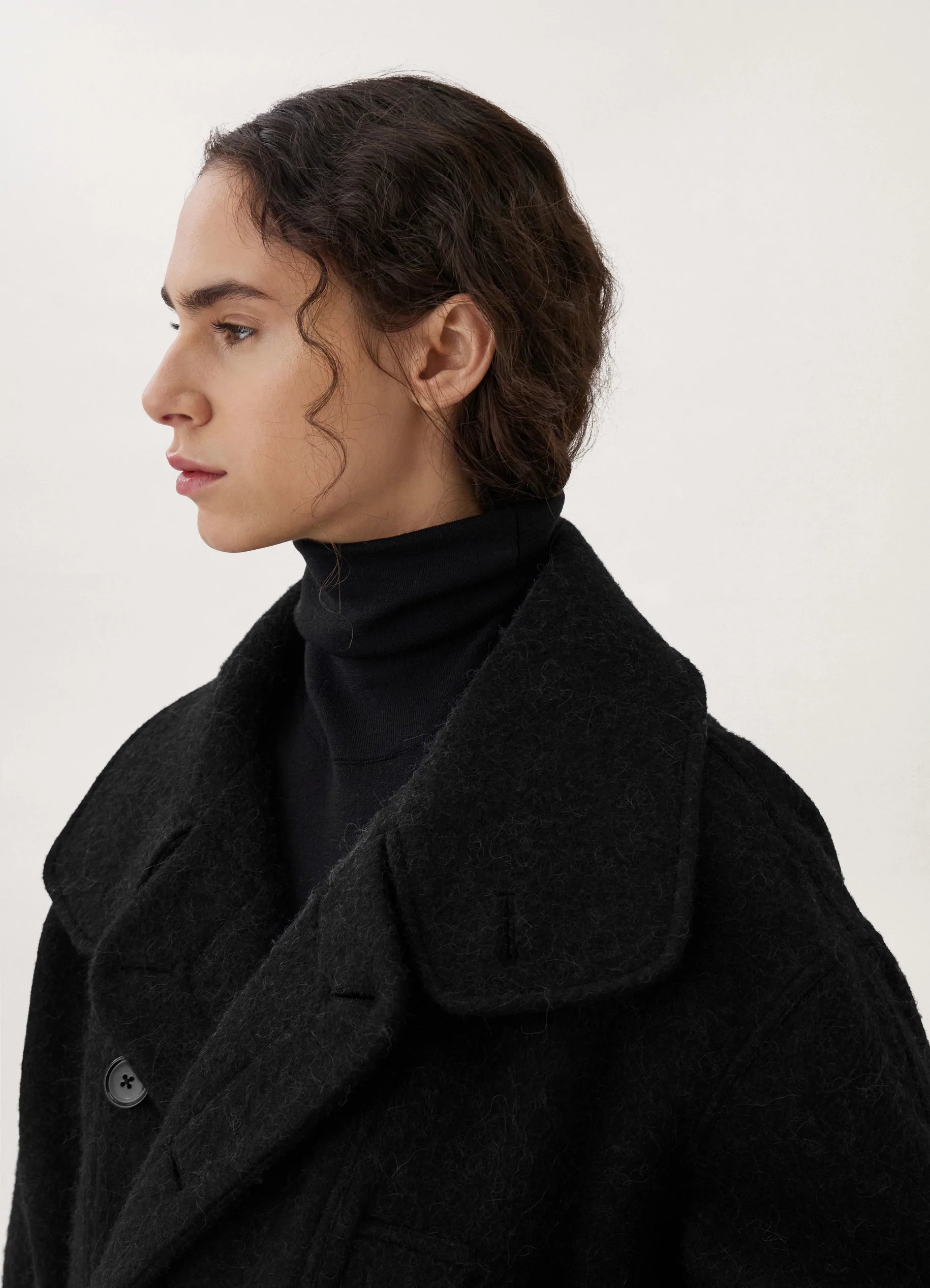 BATHROBE COAT
SOFT ALPACA WOOL - 6
