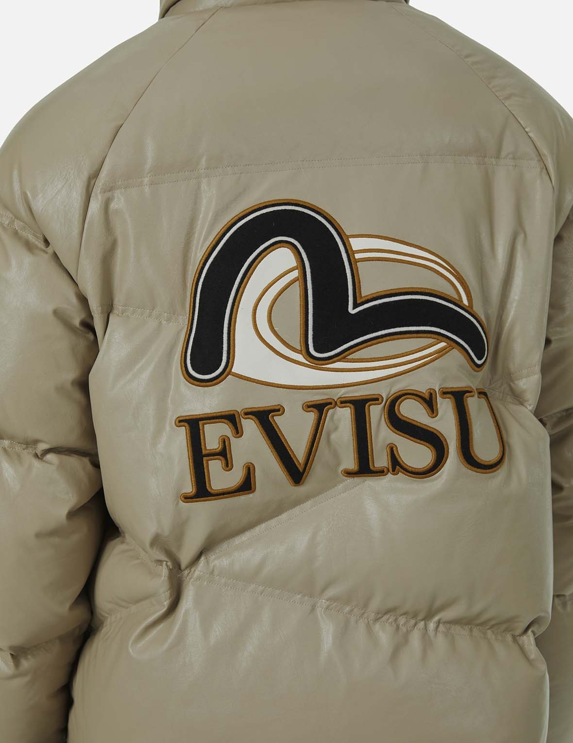 Logo and Seagull Applique Fashion Fit Down Jacket - 8