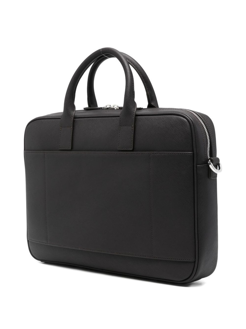 EMPORIO ARMANI zip briefcase outlook