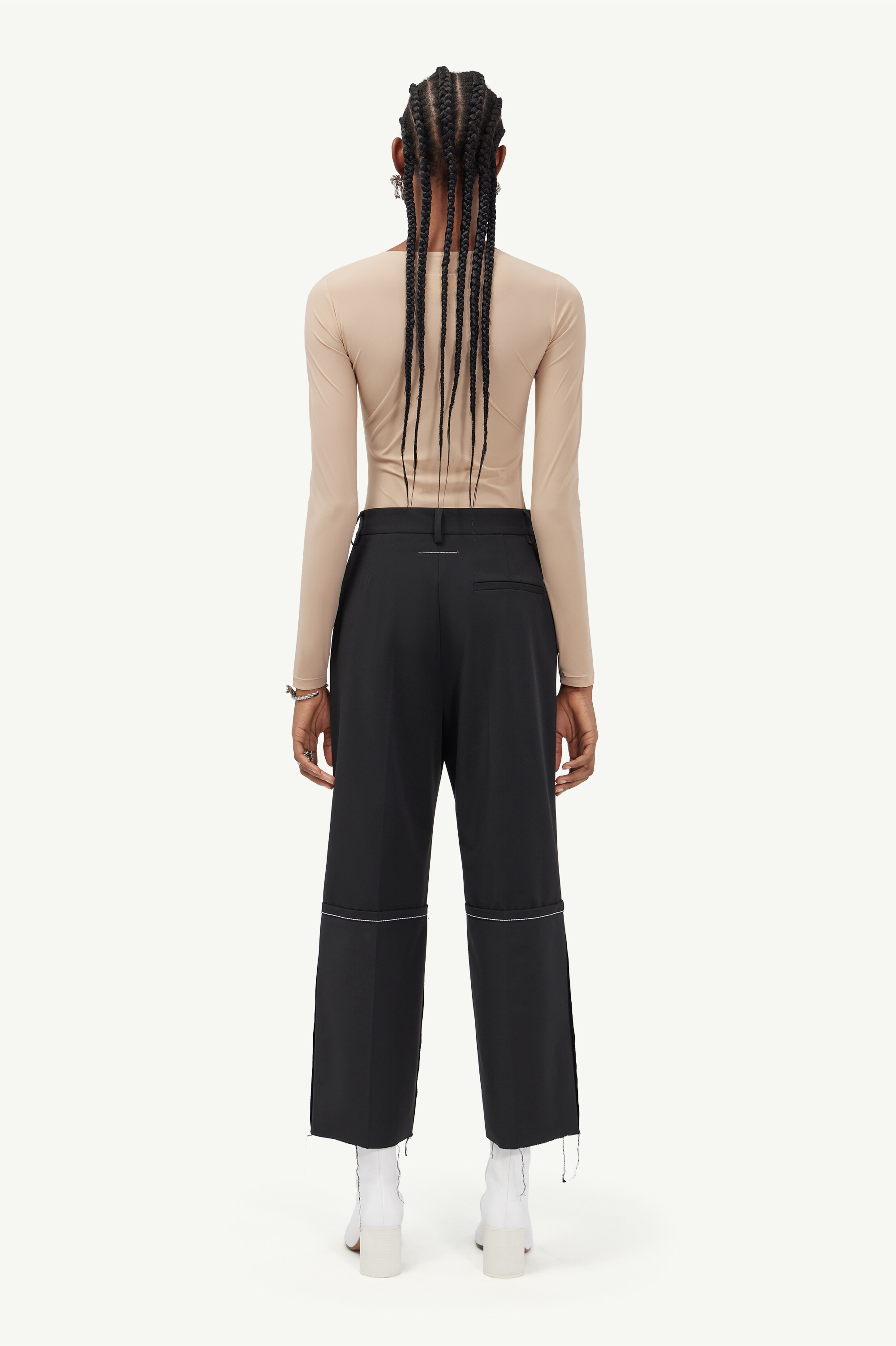 Straight-leg trousers - 4