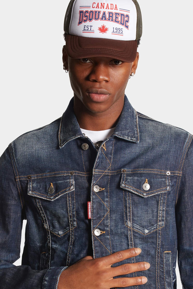 DARK CLEAN WASH DAN DENIM JACKET - 5