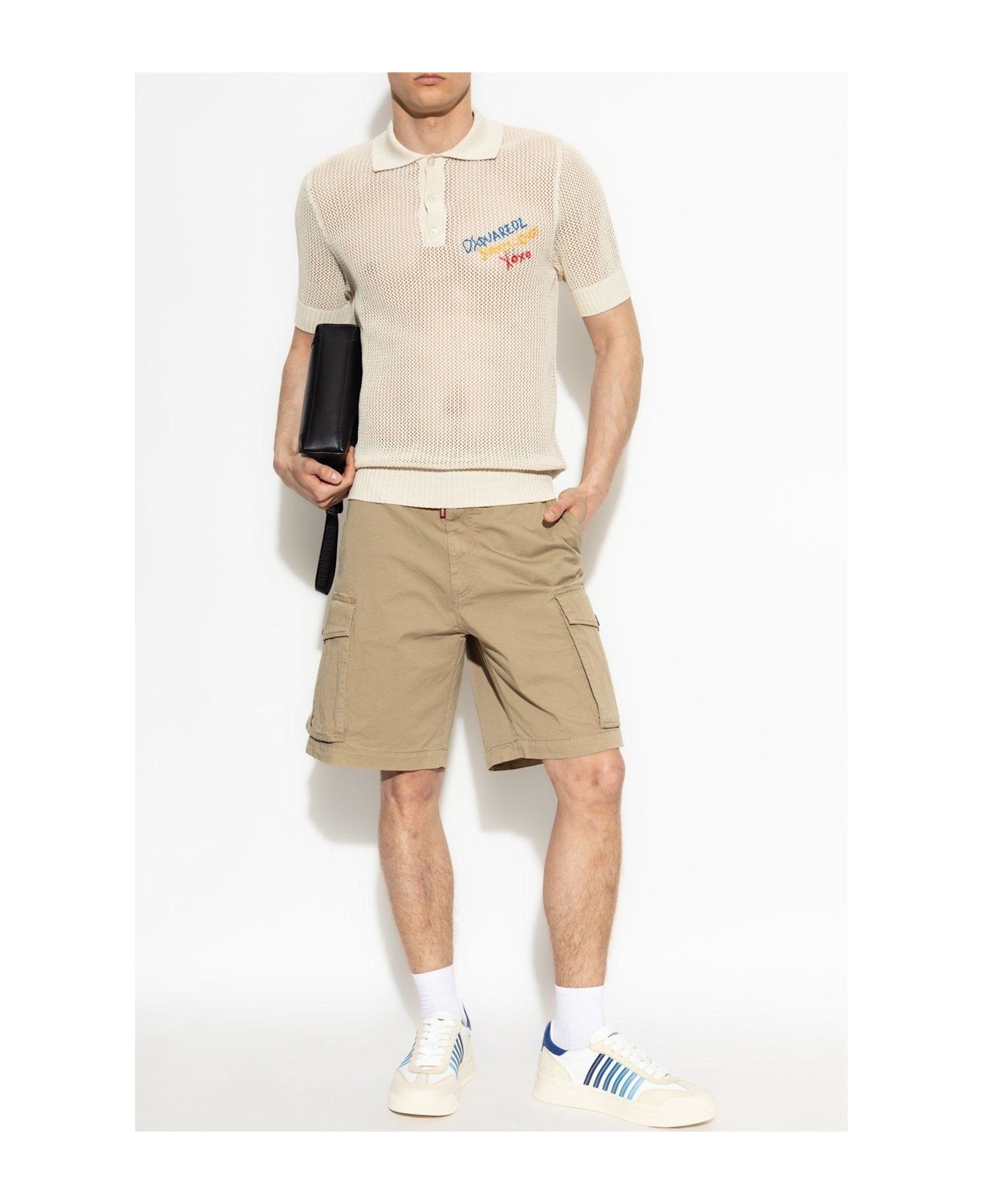 Summer Lovers Knitted Polo Shirt - 4