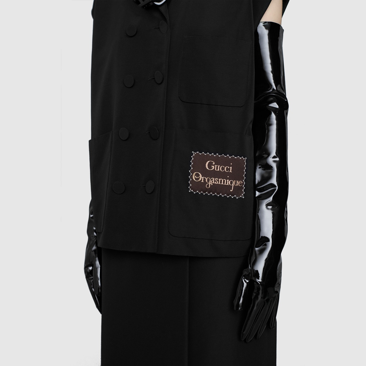 Faille oversize vest with Gucci Orgasmique - 5