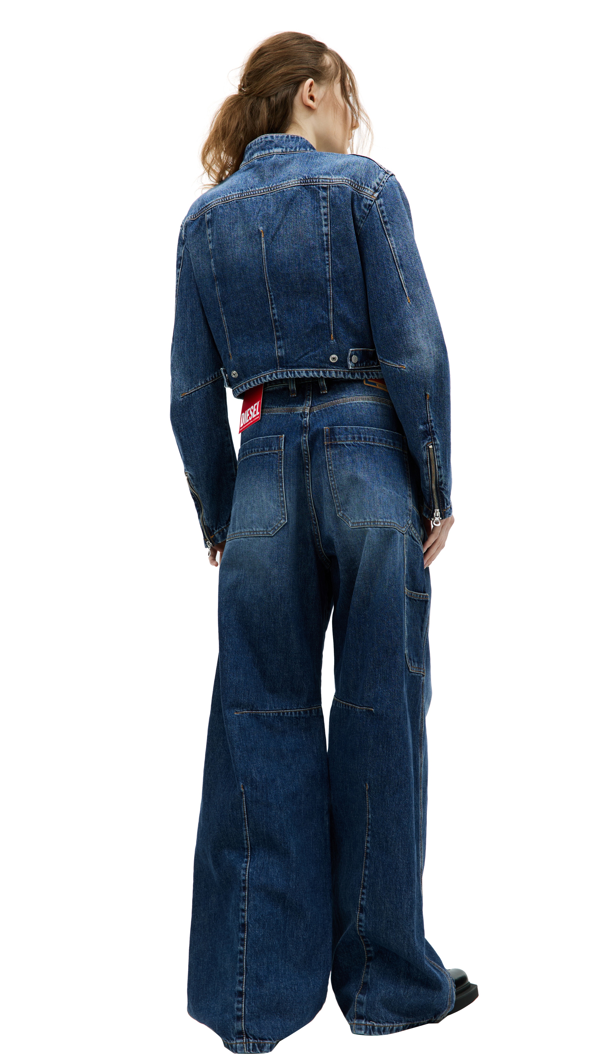 ZIP UP DENIM JACKET - 3