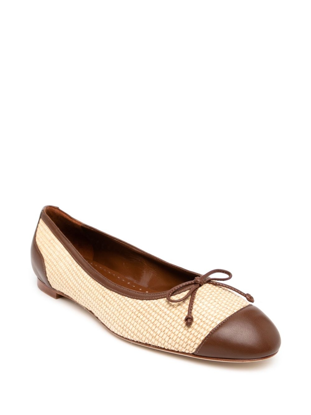 bow detail ballerina shoes - 2