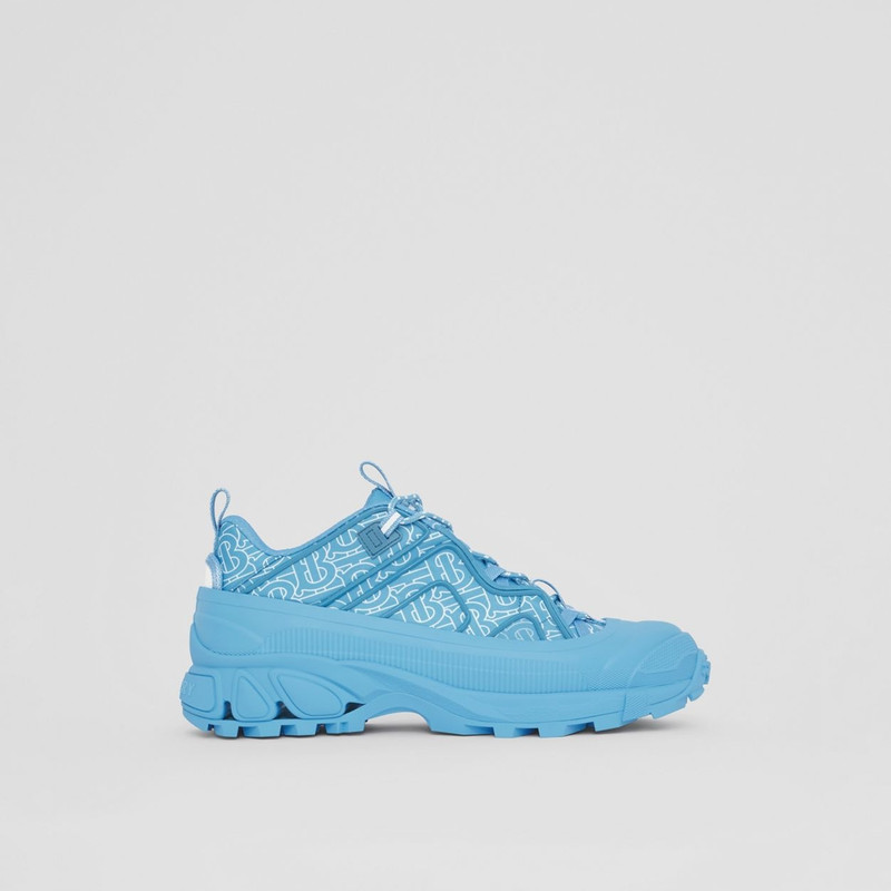 Monogram Print Nylon Arthur Sneakers - 1