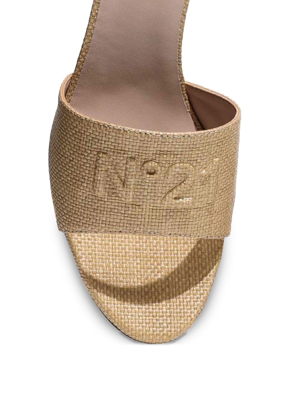 60mm logo-embossed interwoven sandals - 3