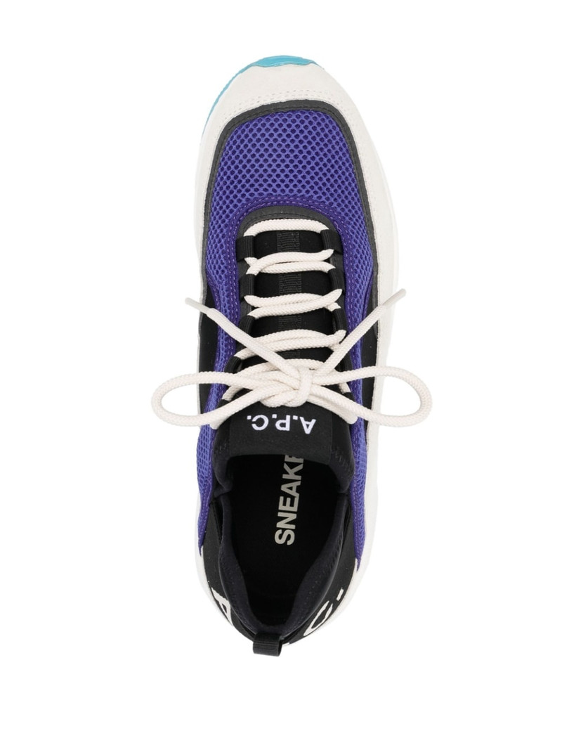 Run Around colour-block low-top sneakers 4