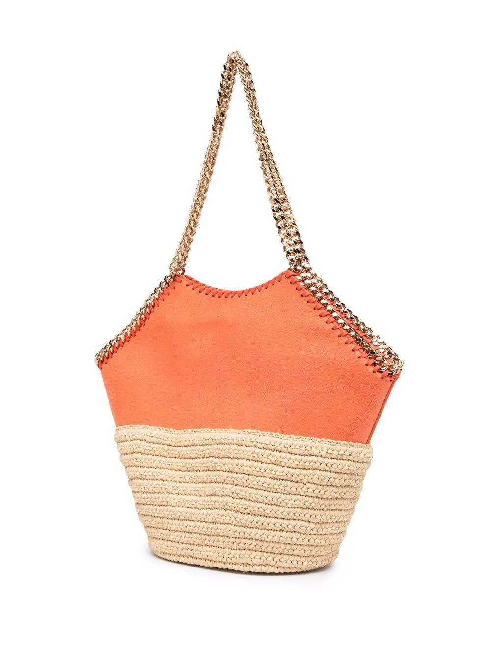 medium Falabella Raffia tote bag - 3