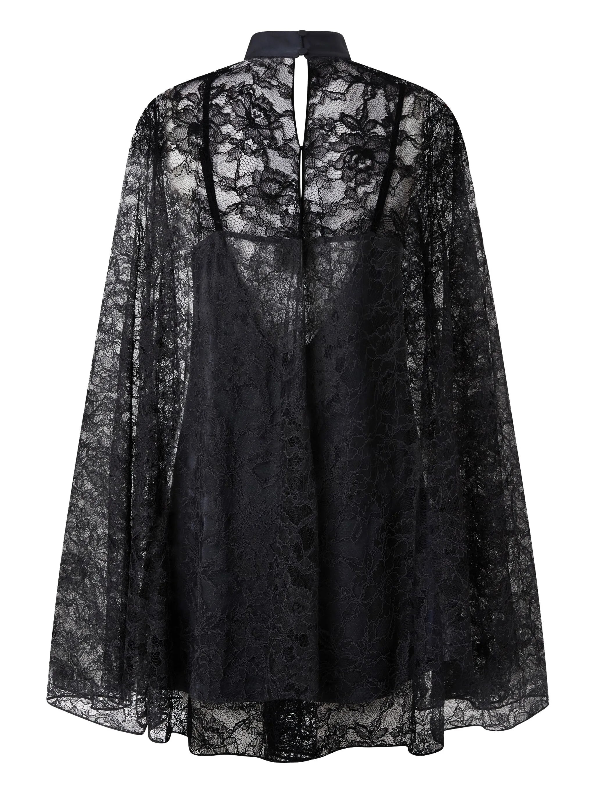 Pinko Lace Cape Mini Dress - 2