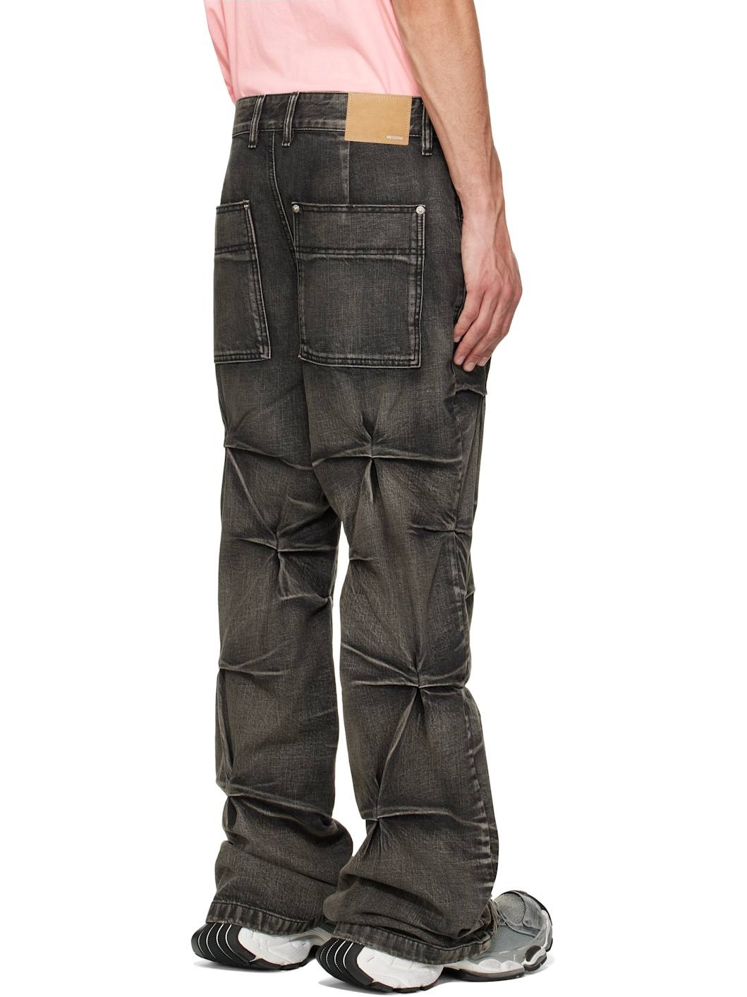 Black Wrinkled Jeans - 3