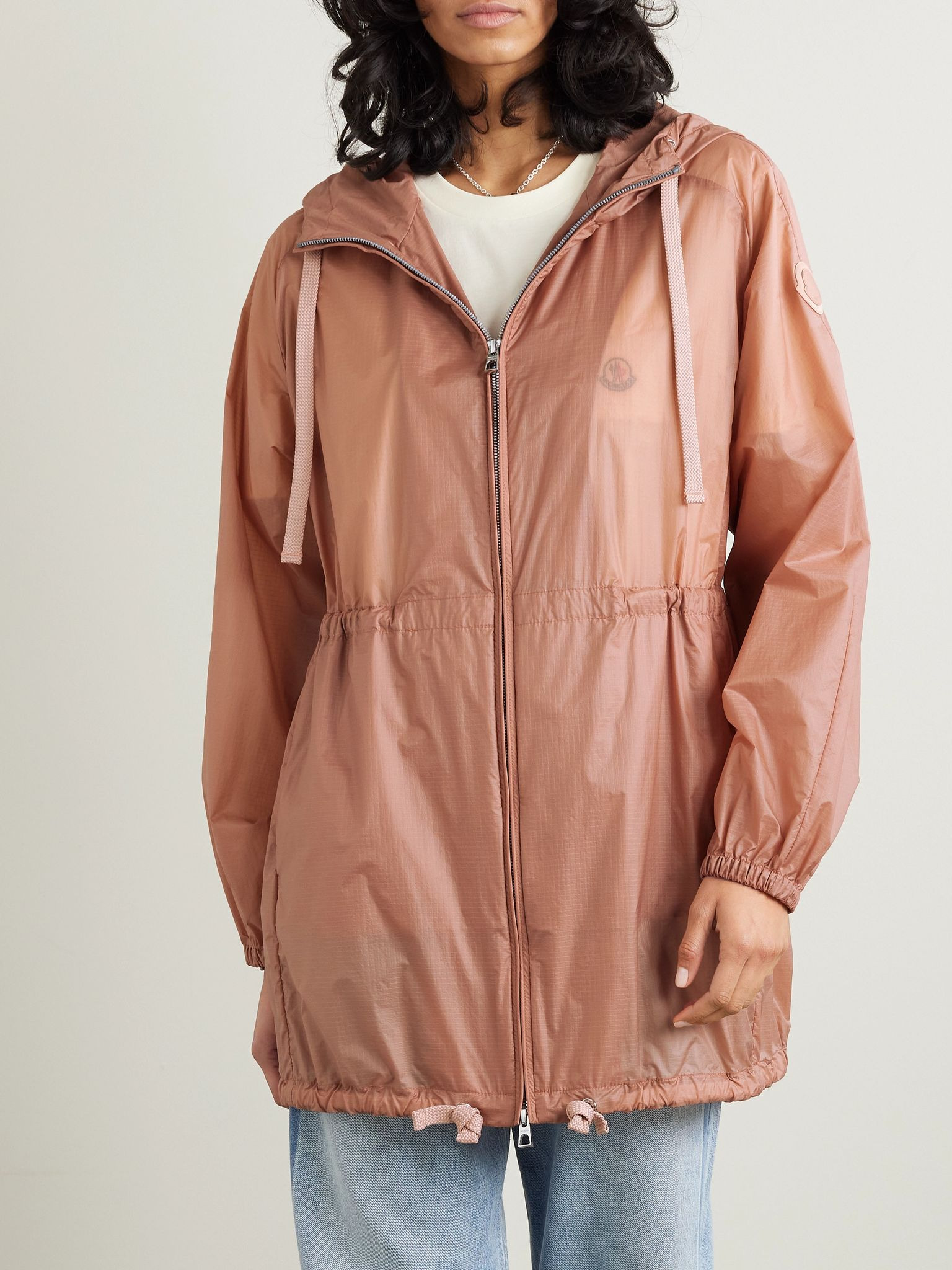 Airelle ripstop hooded jacket Brown - 3