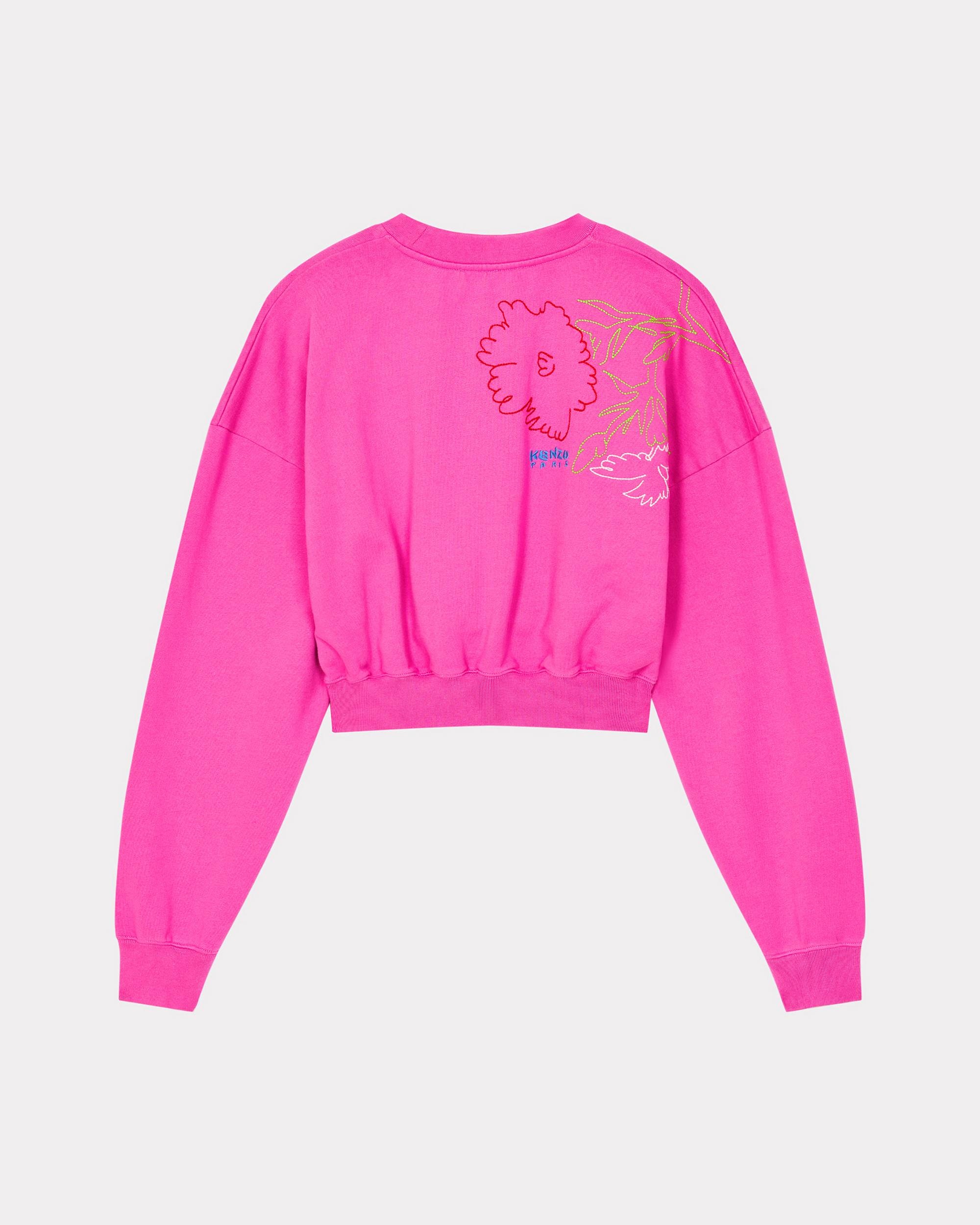 'KENZO Drawn Flowers' embroidered sweatshirt - 2