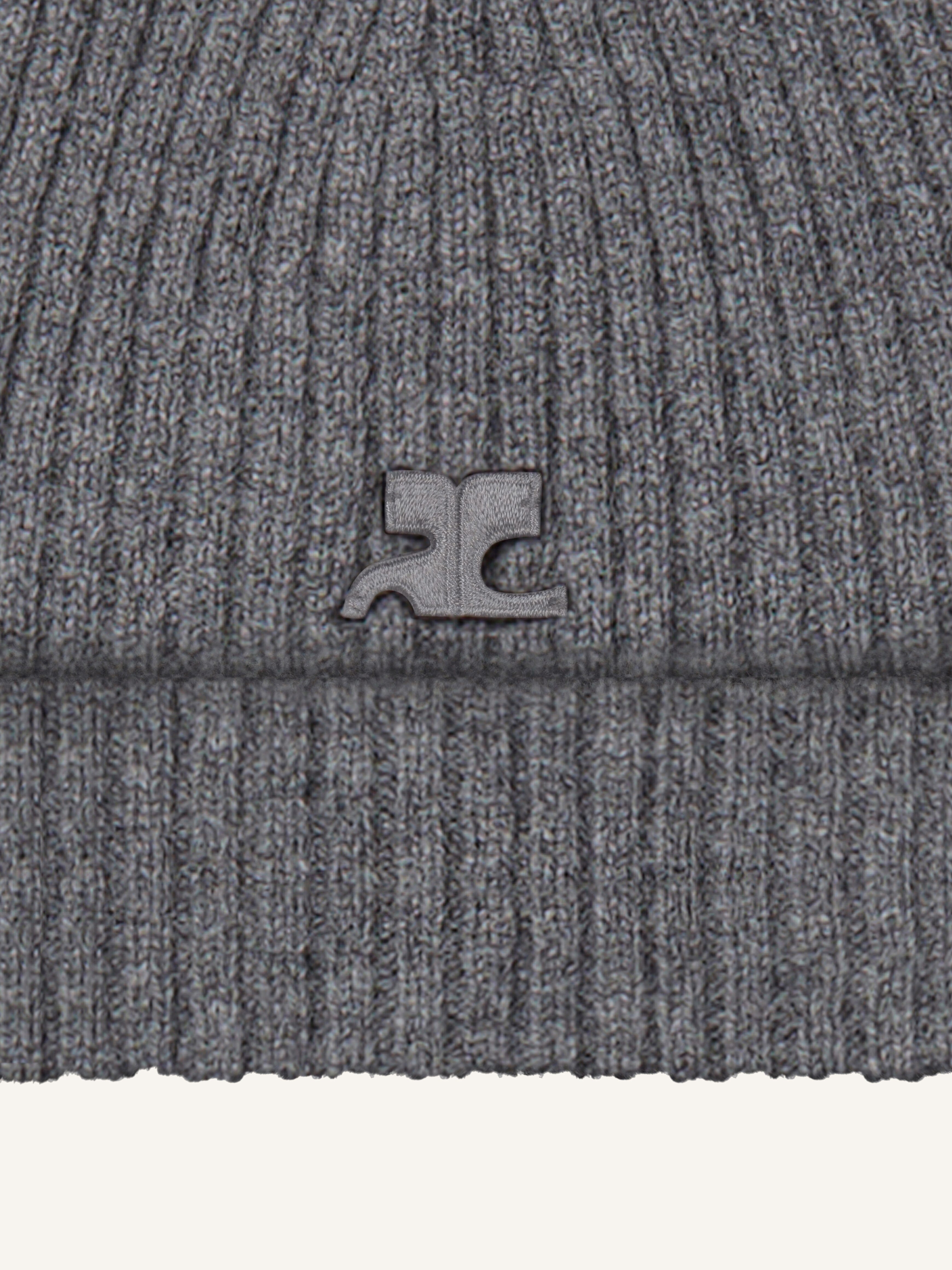 RIBBED WOOL HAT - 2