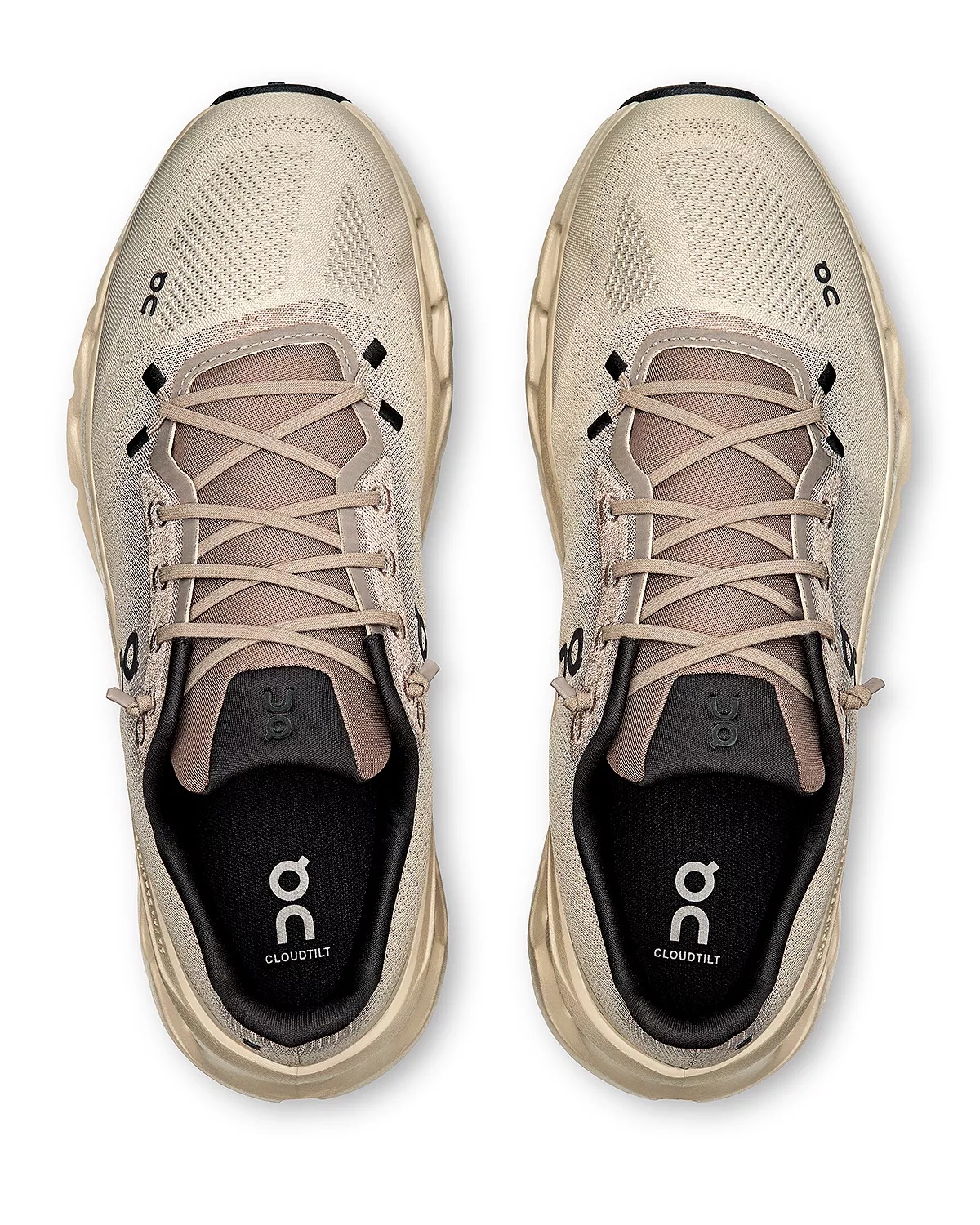 Men's Cloudtilt Sneakers in Black/Ivory - 2