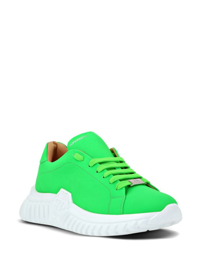 PHILIPP PLEIN Runner Hexagon low-top leather sneakers outlook