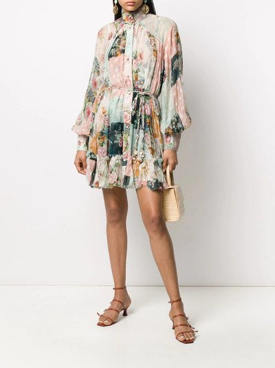 Zimmermann Wavelength smocked shirt dress outlook