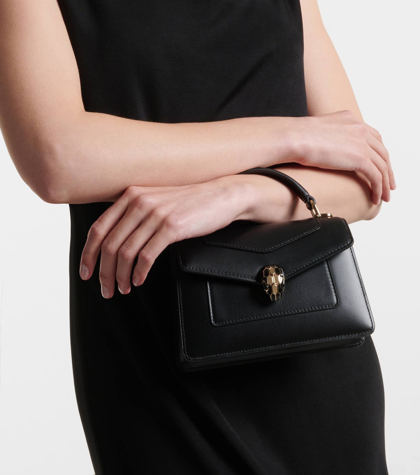 Serpenti Forever Mini leather shoulder bag - 2
