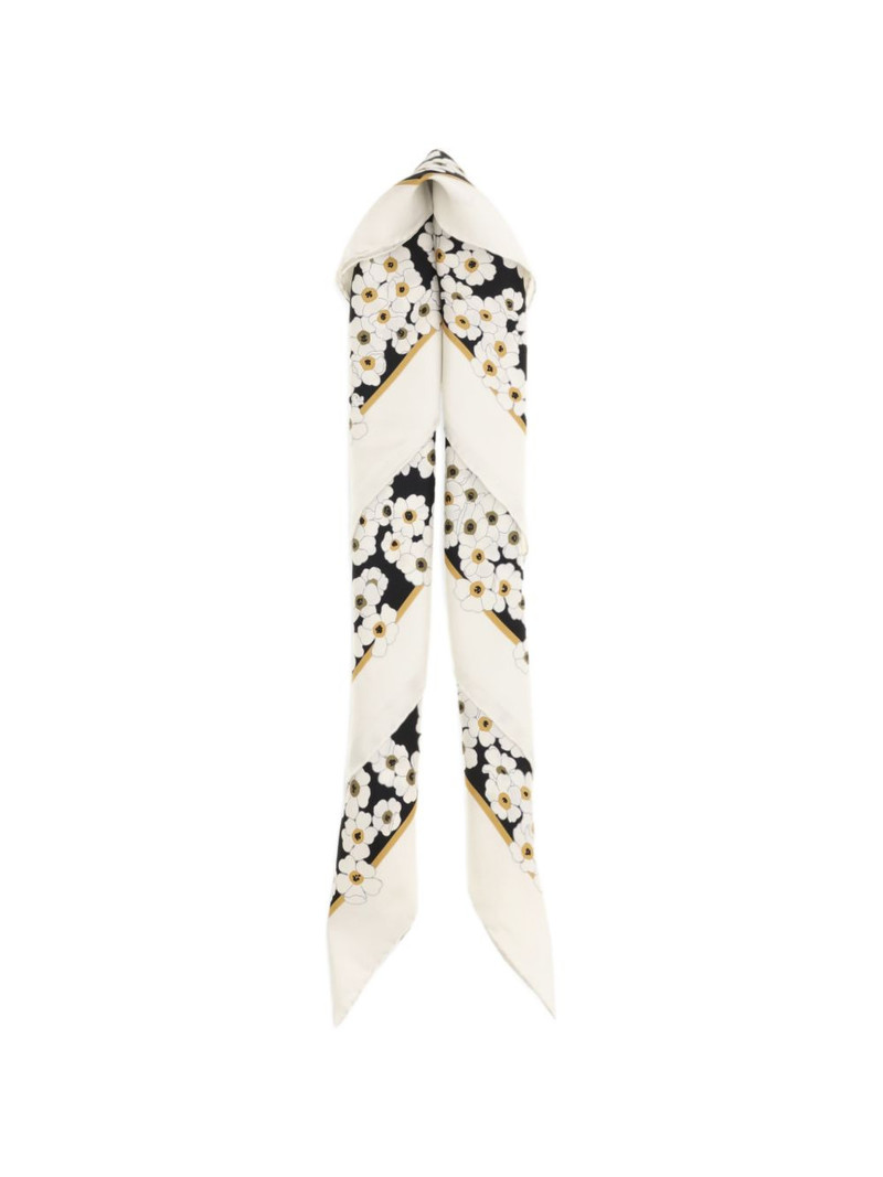Valentino floral-print scarf outlook