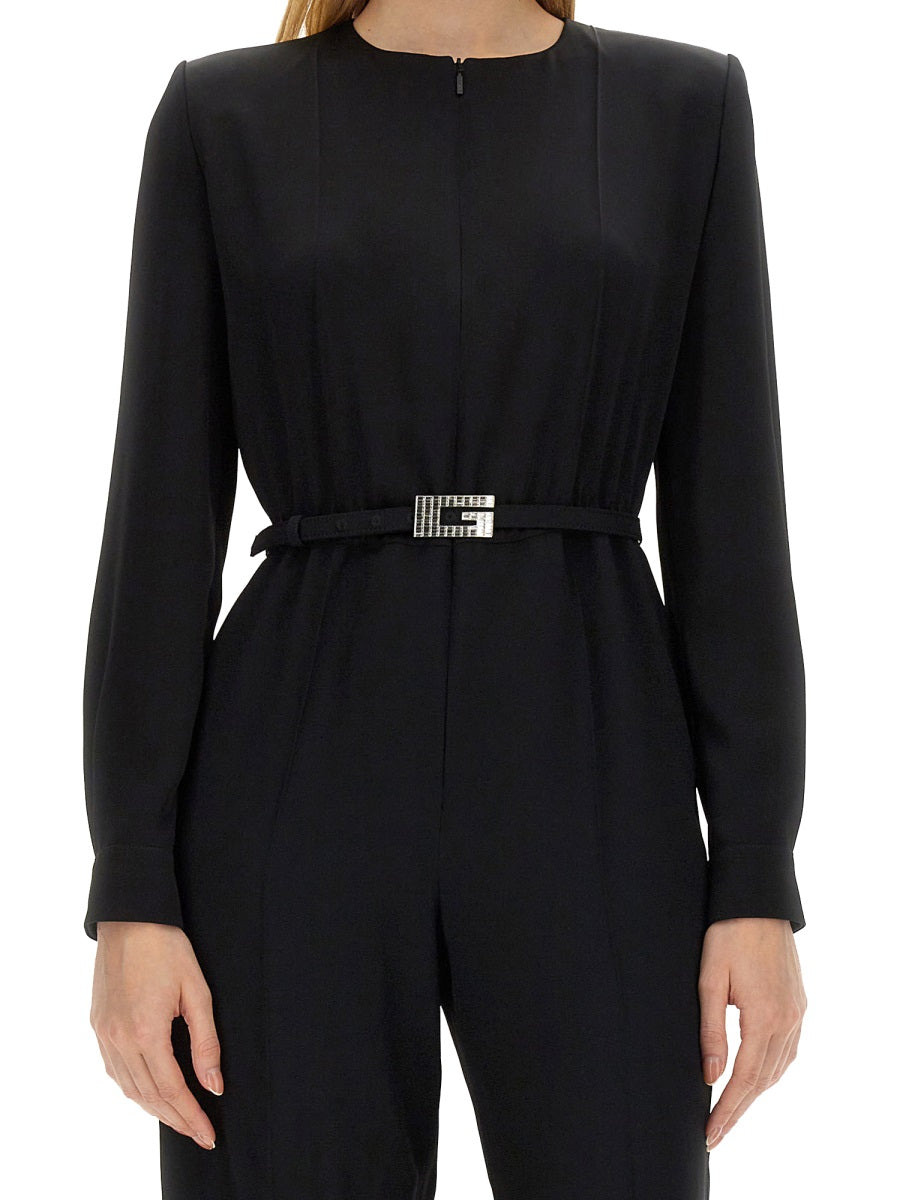 Gucci Women Viscose Jumpsuit With Belt - 3