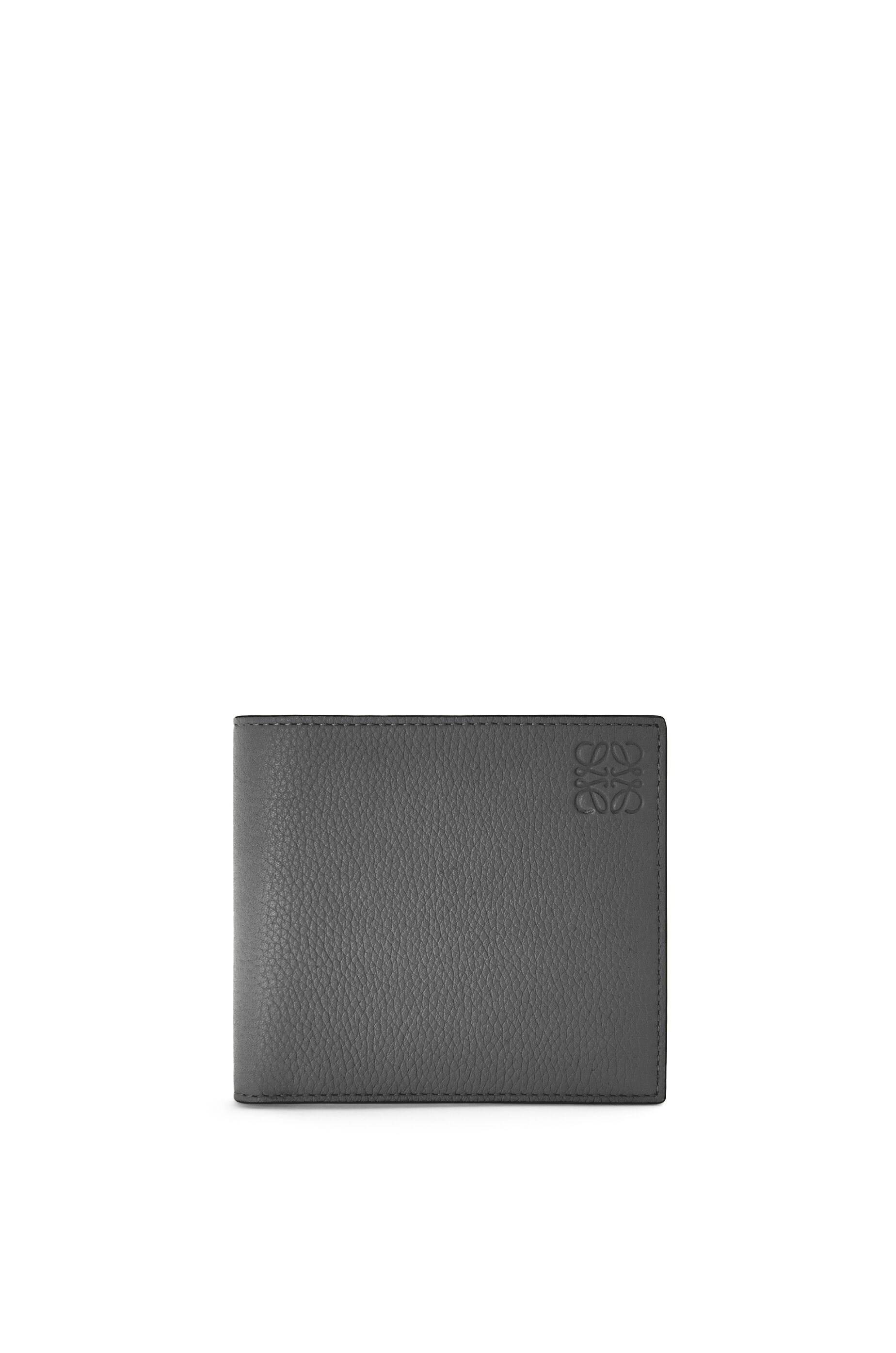 Bifold coin wallet in soft grained calfskin - 1