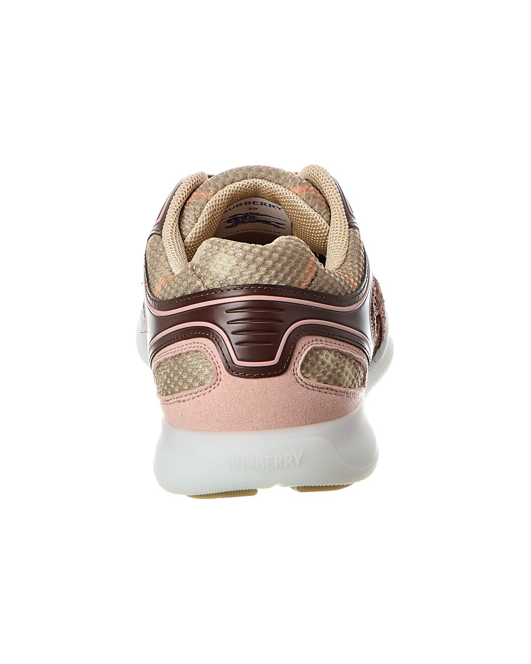 Burberry Check Mesh & Suede Sneaker - 3