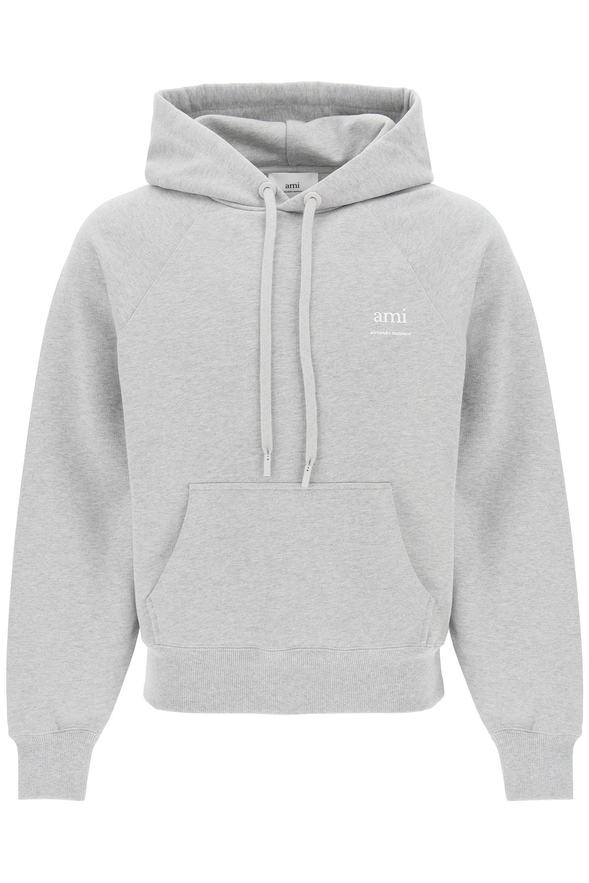 スウェット・トレーナー Ami Paris Felpa In Cotone Organico Con Logo 17960678_42188100_600.jpg