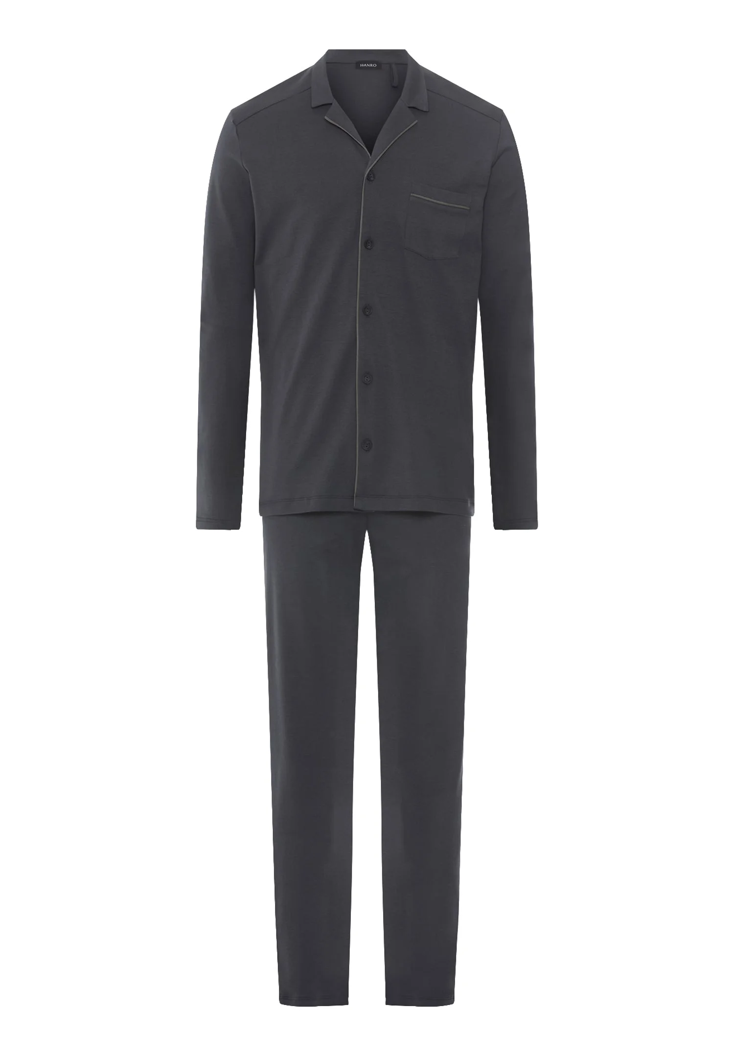 Night And Day Button Front Cotton Pajama Set - 1