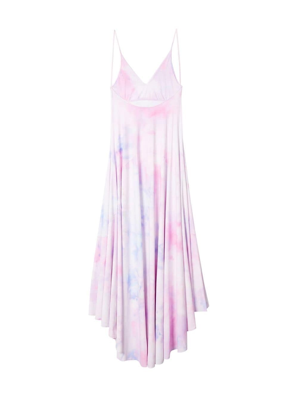 tie-dye printed dress - 4