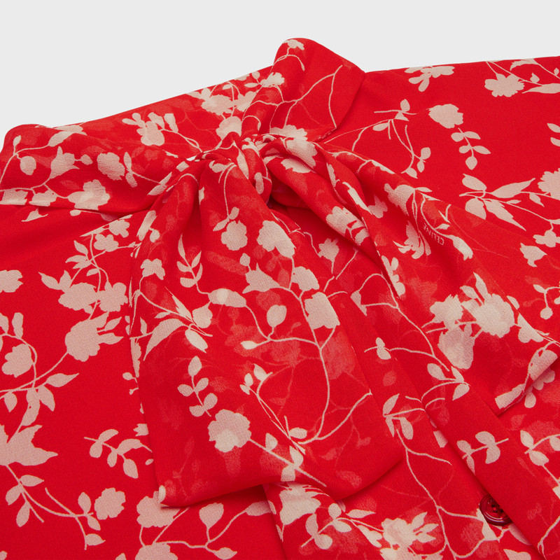 lavallière blouse in silk georgette 3