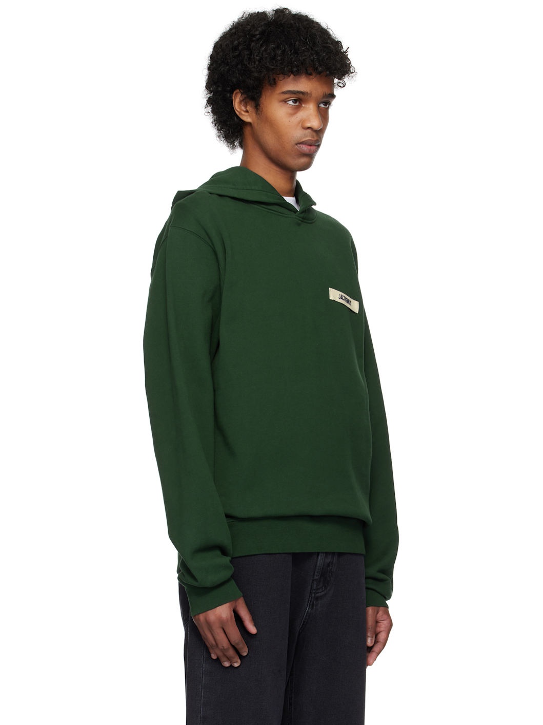Green 'The Gros Grain' Hoodie - 2