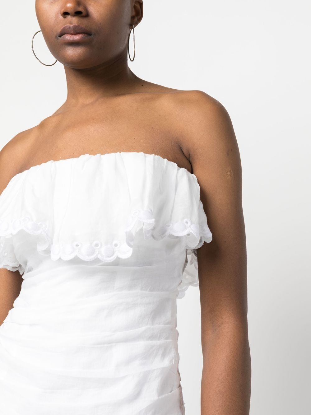 ruffle detail sleeveless top - 5