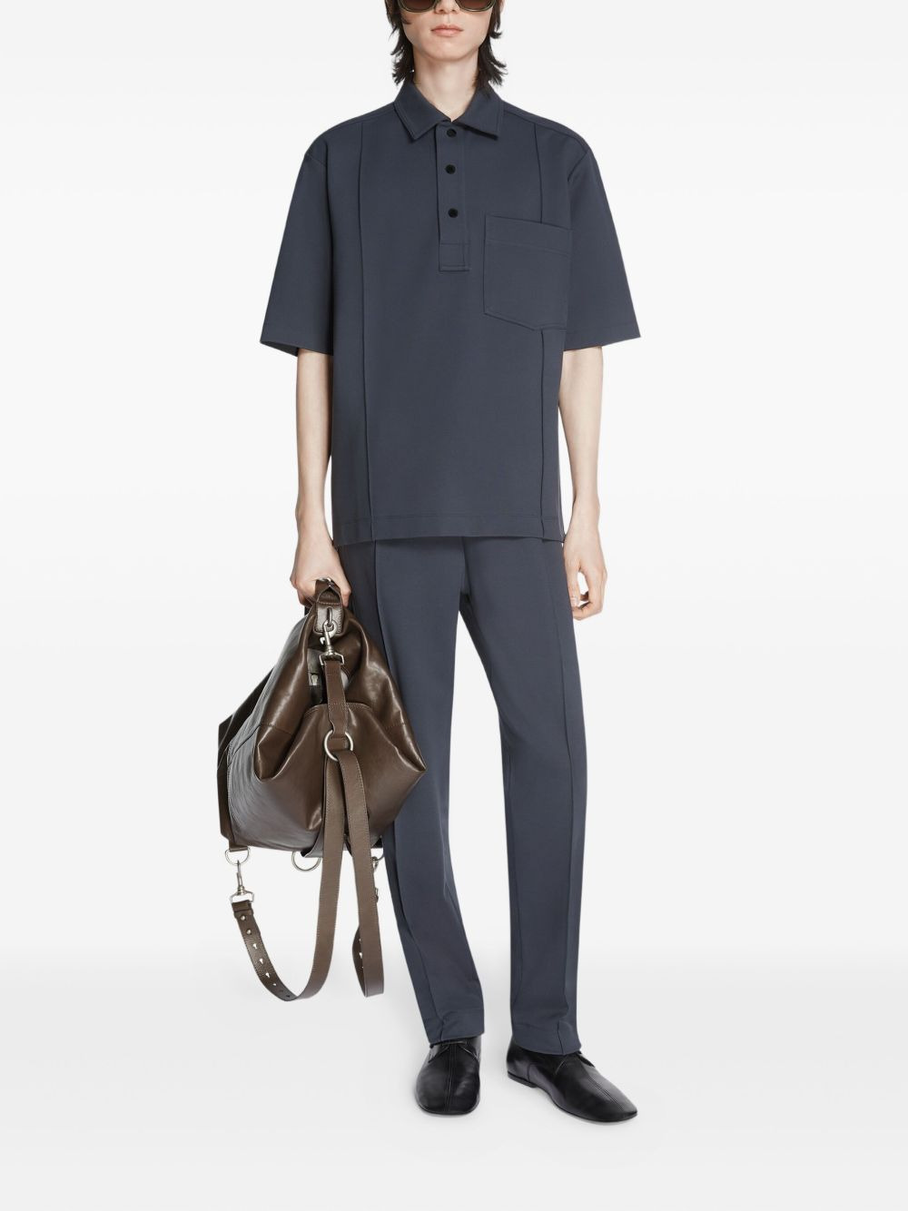 straight-leg track pants - 2