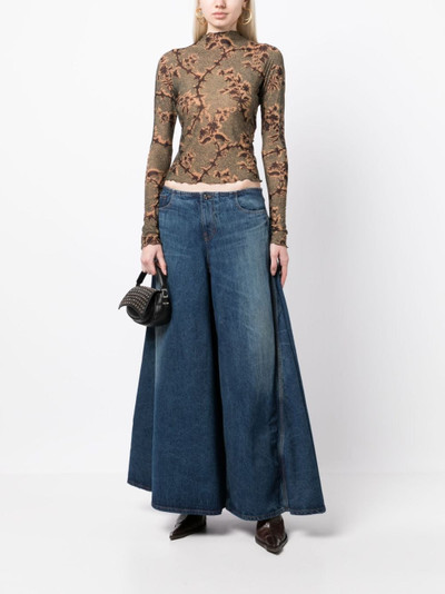 Y/Project denim maxi skirt outlook