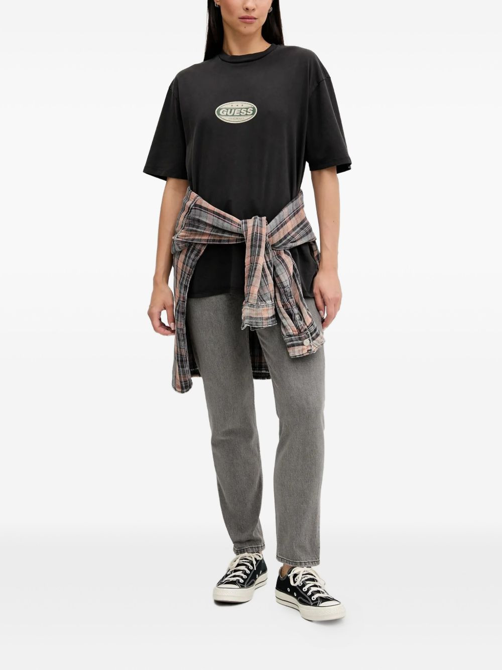 logo-patch jeans - 2