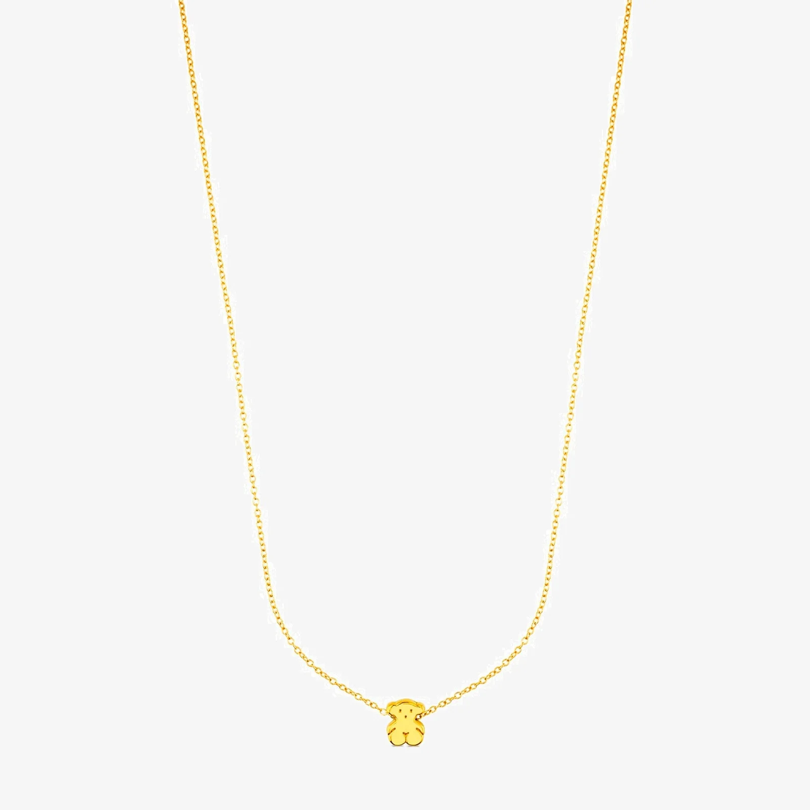 18K solid gold Sweet Dolls Necklace Bear motif - 1