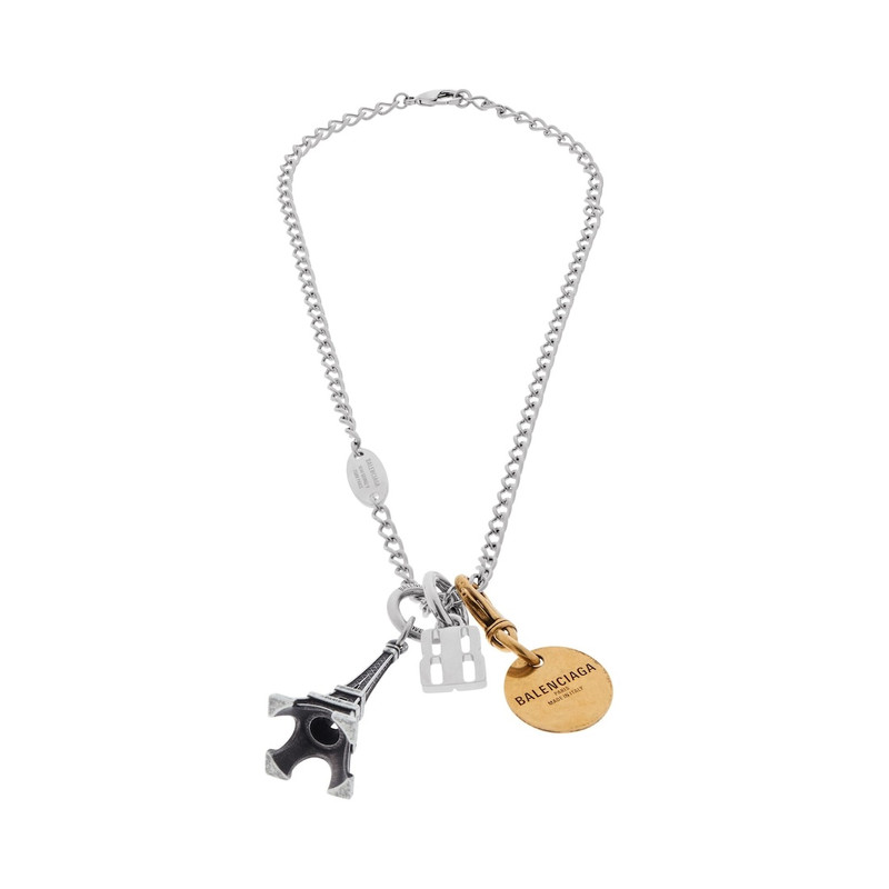 Carousel Eiffel Collector Necklace in Silver 1