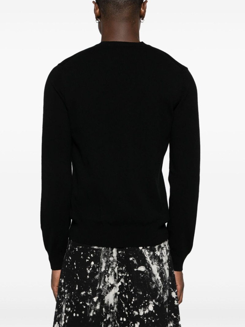 Heart-patch wool jumper 5