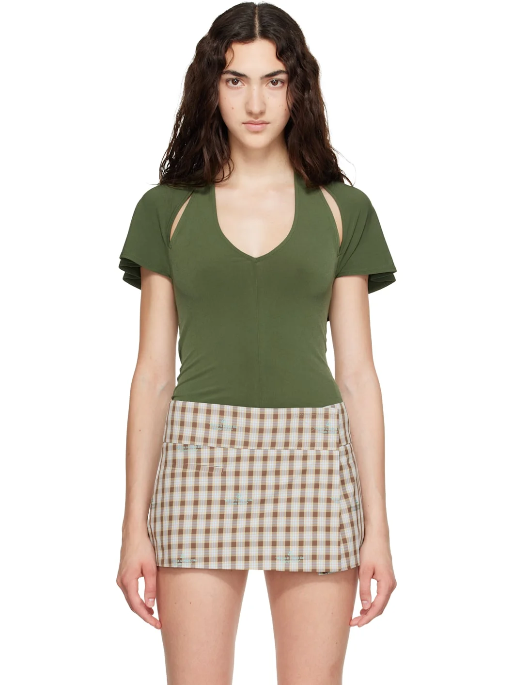 Khaki Bellini Top - 1