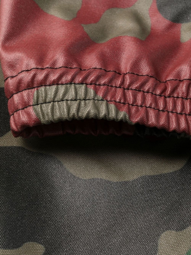 camouflage-print tapered cargo trousers 7